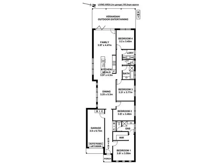 Floorplan of Homely house listing, 7 Bennett Street, Stepney SA 5069