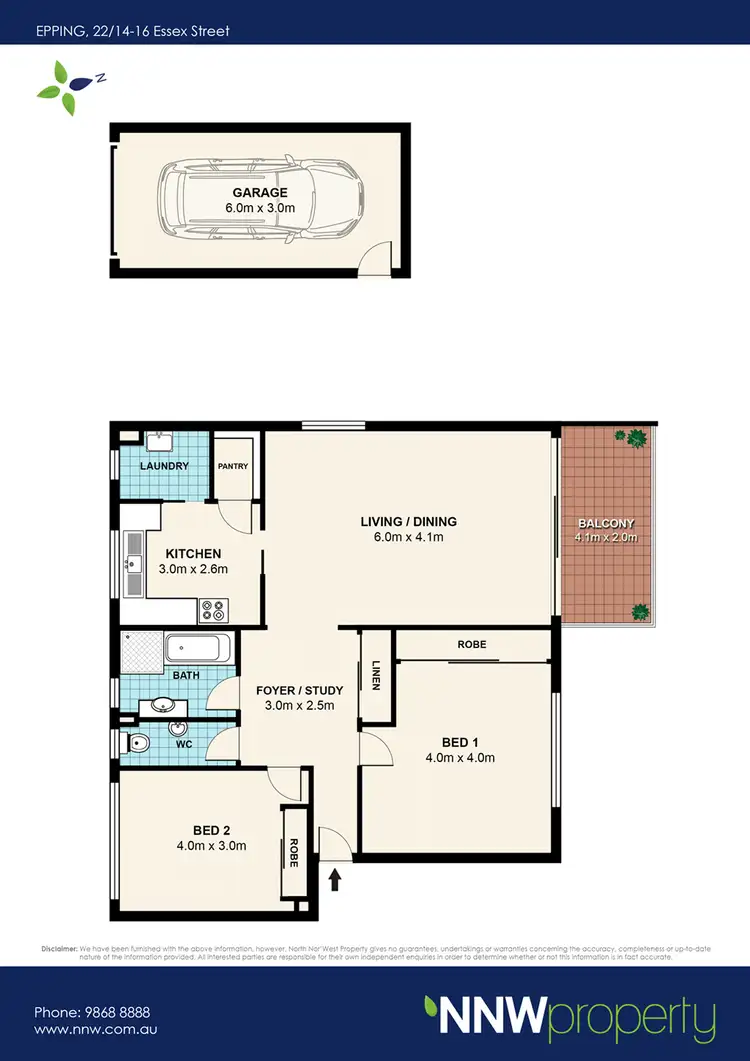 Floorplan of Homely unit listing, 22/14-16 Essex Street, Epping NSW 2121