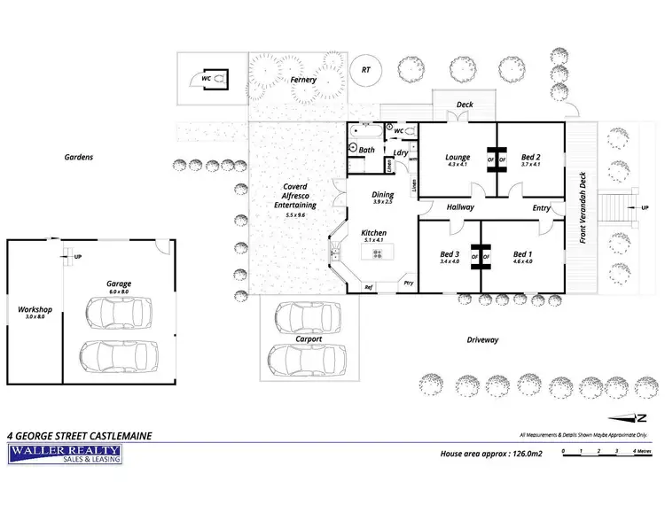 Floorplan of Homely house listing, 4 George Street, Castlemaine VIC 3450
