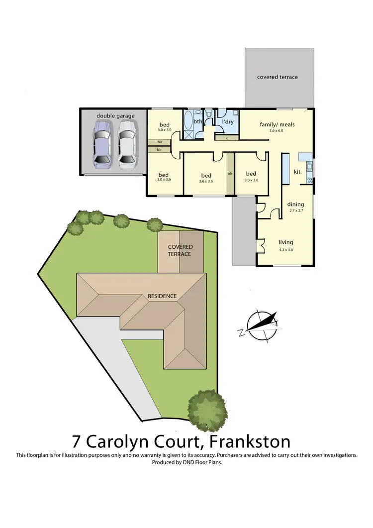 Floorplan of Homely house listing, 7 Carolyn Court, Frankston VIC 3199