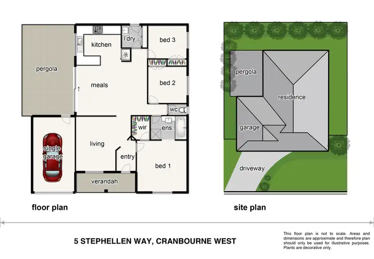 Floorplan of Homely house listing, 5 Stephellen Way, Cranbourne West VIC 3977