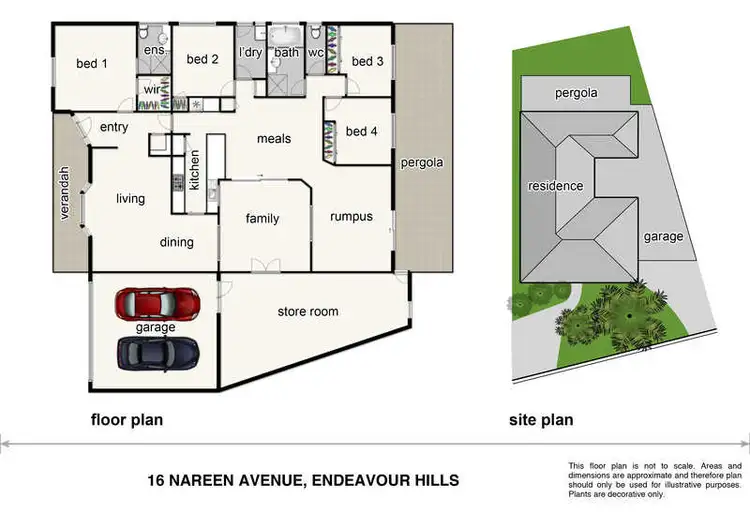 Floorplan of Homely house listing, 16 Nareen Avenue, Endeavour Hills VIC 3802
