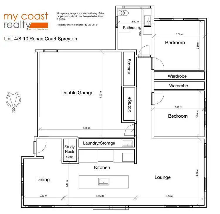 Floorplan of Homely unit listing, 4/8-10 Ronan Court, Spreyton TAS 7310