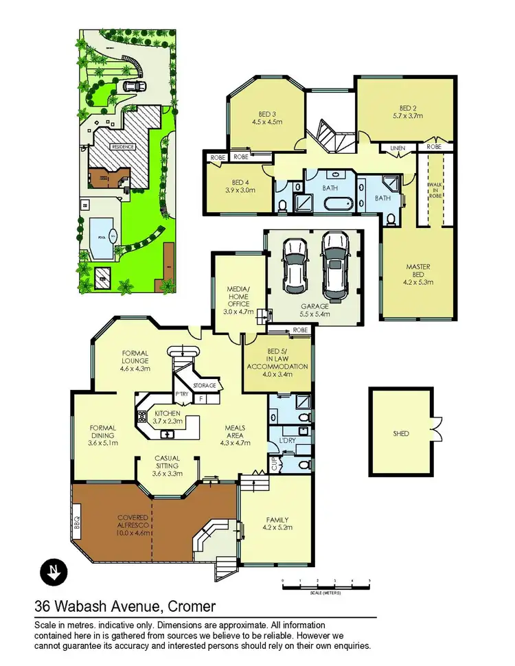 Floorplan of Homely house listing, 36 Wabash Avenue, Cromer NSW 2099
