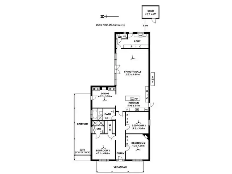 Floorplan of Homely house listing, 17 D'erlanger Avenue, Collinswood SA 5081