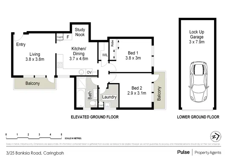 Floorplan of Homely apartment listing, 3/25 Banksia Road, Caringbah NSW 2229