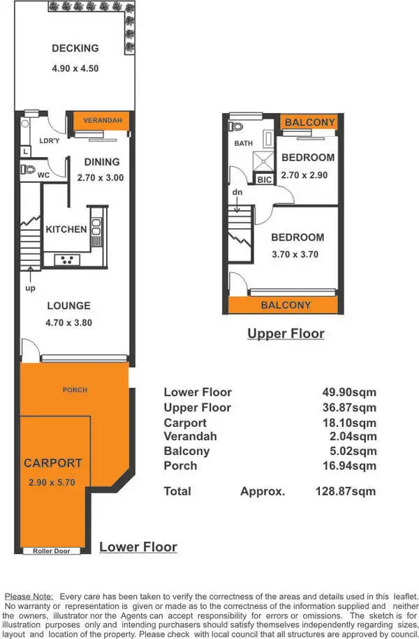 Floorplan of Homely unit listing, 57 Sandpiper Place, West Lakes Shore SA 5020