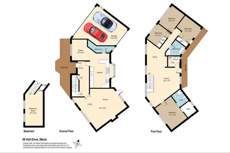 Floorplan of Homely house listing, 56 Hall Drive, Menai NSW 2234