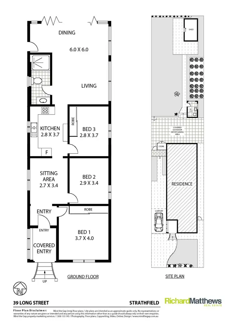 Floorplan of Homely house listing, 39 Long Street, Strathfield NSW 2135