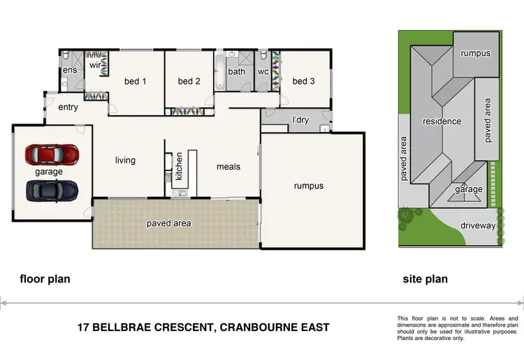 Floorplan of Homely house listing, 17 Bellbrae Crescent, Cranbourne West VIC 3977