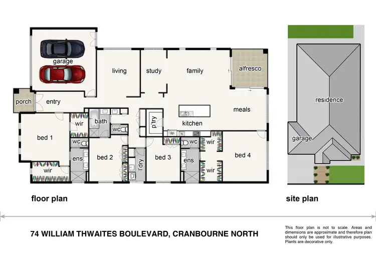 Floorplan of Homely house listing, 74 William Thwaites Boulevard, Cranbourne North VIC 3977