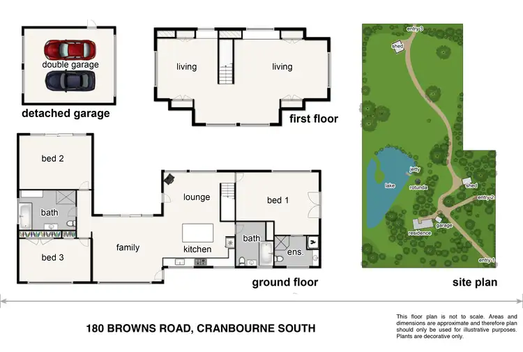 Floorplan of Homely house listing, 180 Browns Road, Cranbourne South VIC 3977