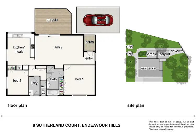 Floorplan of Homely house listing, 8 Sutherland Court, Endeavour Hills VIC 3802