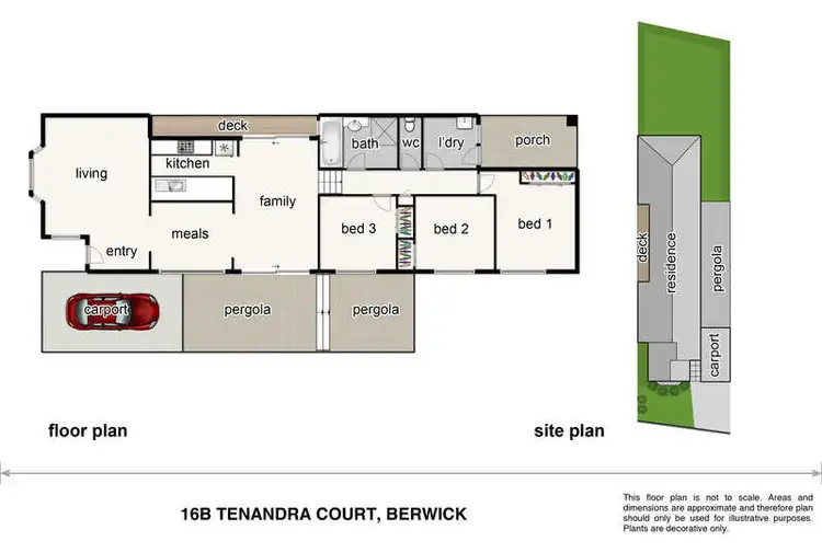 Floorplan of Homely house listing, 16B Tenandra Court, Berwick VIC 3806