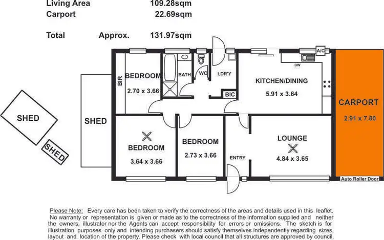Floorplan of Homely house listing, 5 McLean Avenue, Grange SA 5022