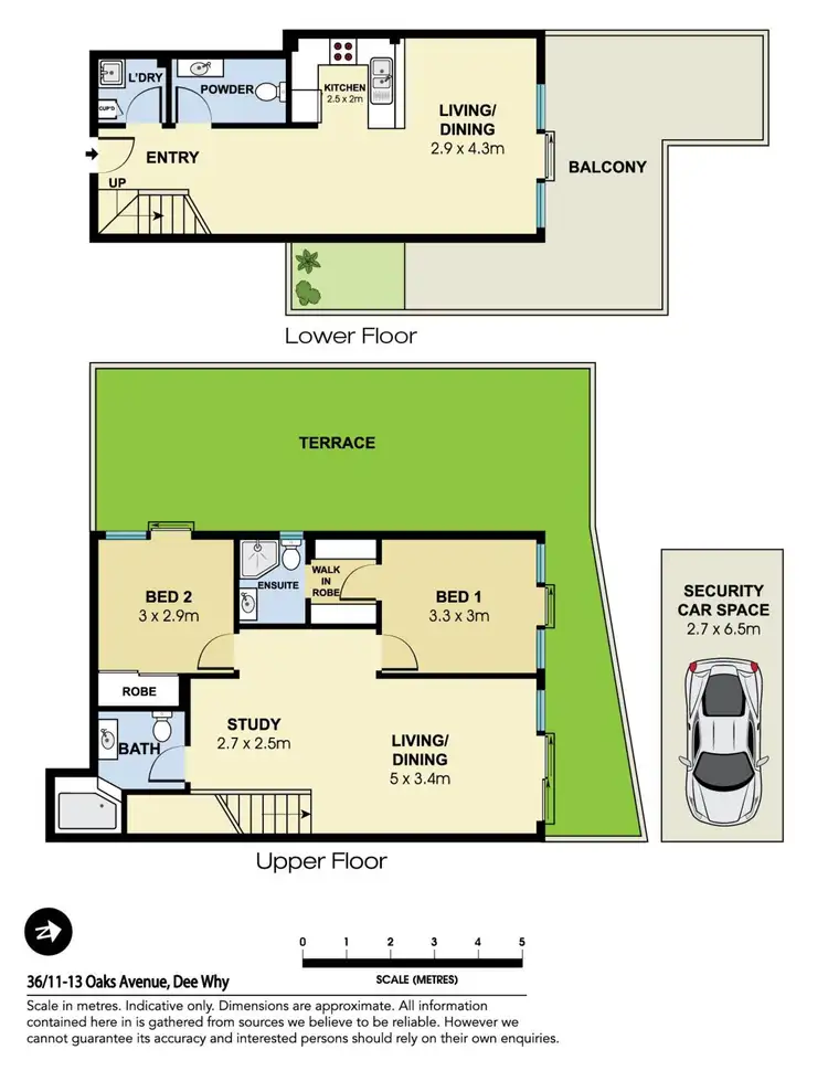 Floorplan of Homely apartment listing, 36/11-13 Oaks Avenue, Dee Why NSW 2099