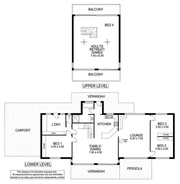 Floorplan of Homely house listing, 83 McMahon Road, Worrolong SA 5291