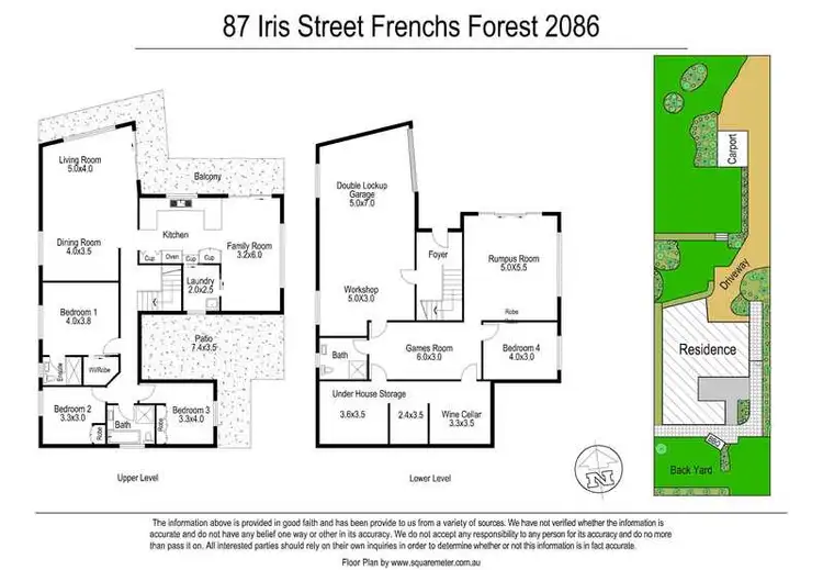 Floorplan of Homely house listing, 87 Iris Street, Beacon Hill NSW 2100