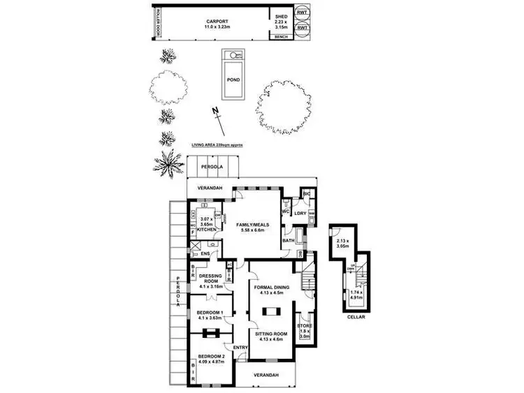 Floorplan of Homely house listing, 9 Harrow Road, St Peters SA 5069