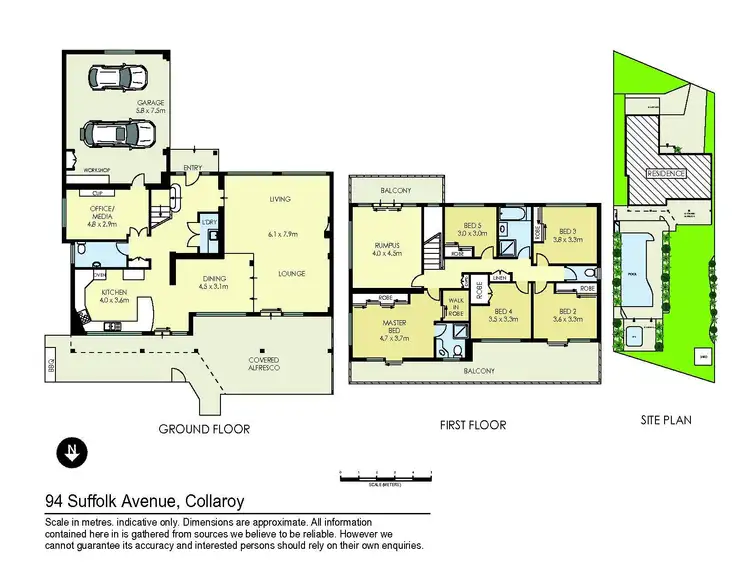 Floorplan of Homely house listing, 94 Suffolk Avenue, Collaroy NSW 2097