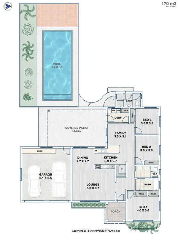 Floorplan of Homely house listing, 73 North Creek Road, Lennox Head NSW 2478