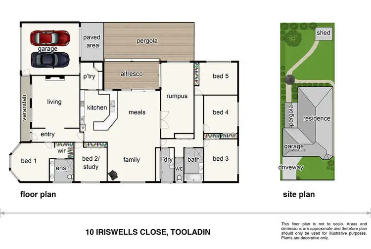 Floorplan of Homely house listing, 10 Iriswells Close, Tooradin VIC 3980