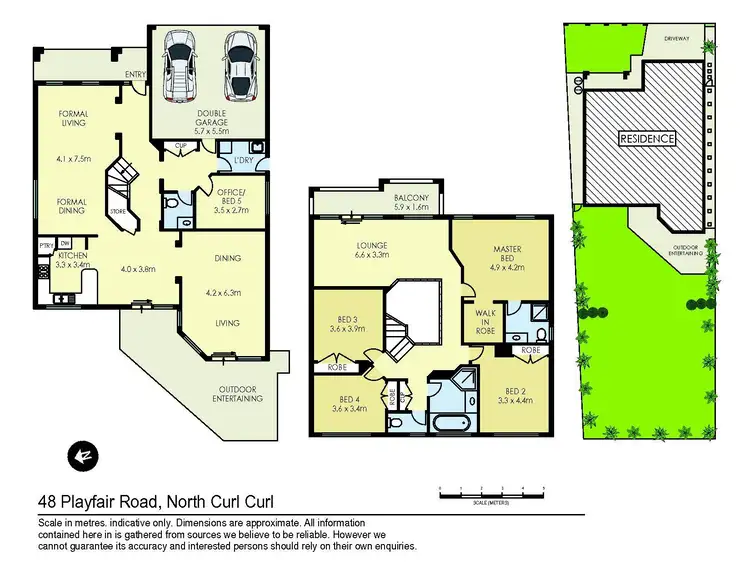 Floorplan of Homely house listing, 48 Playfair Road, North Curl Curl NSW 2099