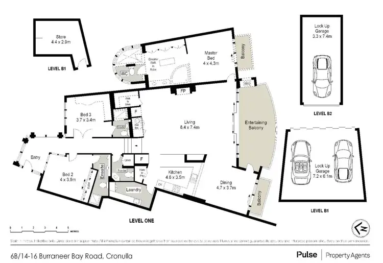 Floorplan of Homely apartment listing, 6B/14-16 Burraneer Bay Road, Cronulla NSW 2230