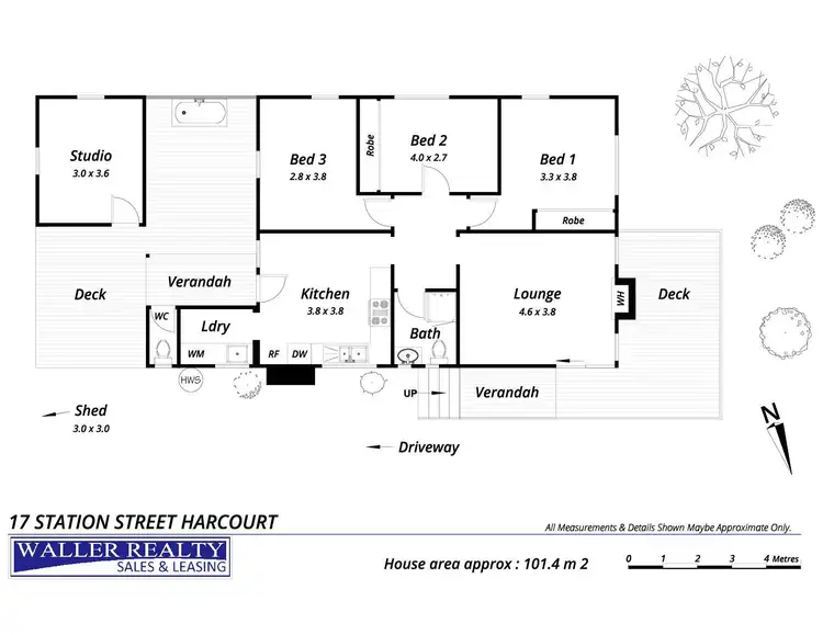 Floorplan of Homely house listing, 17 Station Street, Harcourt VIC 3453