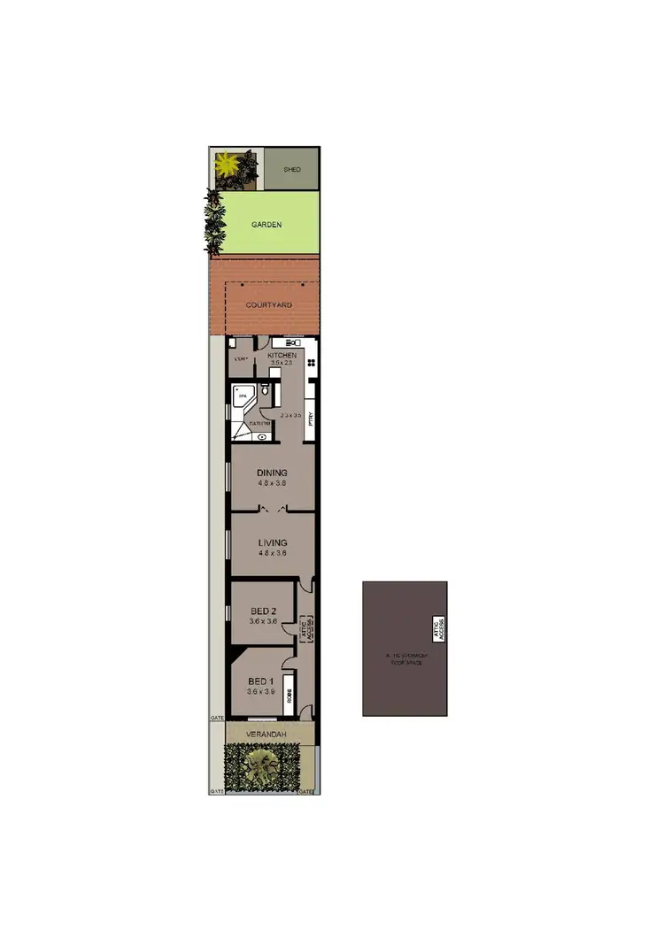 Floorplan of Homely house listing, 420 Unwins Bridge Road, Tempe NSW 2044
