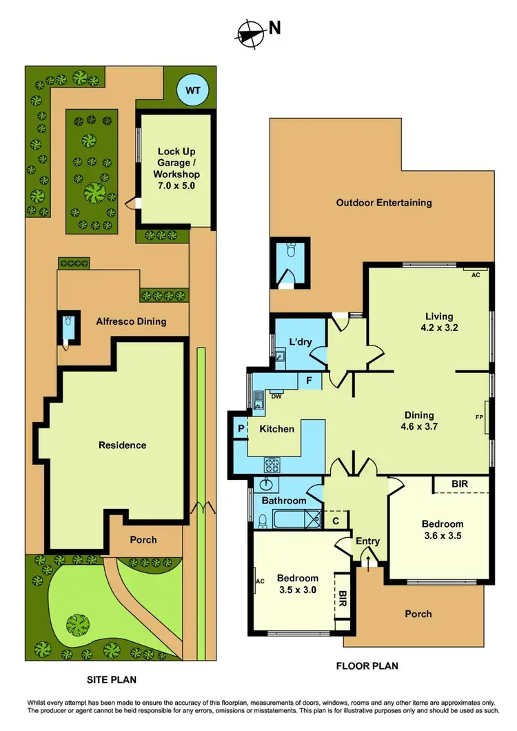 Floorplan of Homely house listing, 56 Bena Street, Yarraville VIC 3013