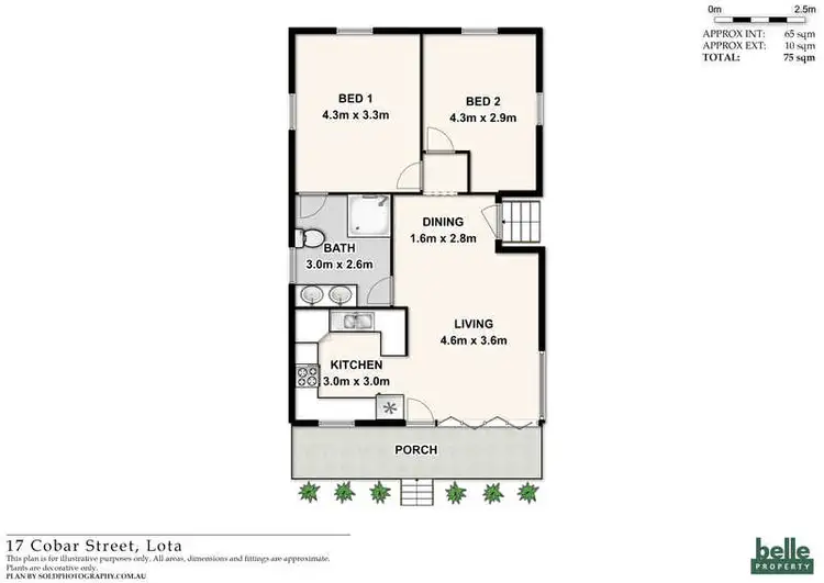 Floorplan of Homely house listing, 17 Cobar Street, Lota QLD 4179