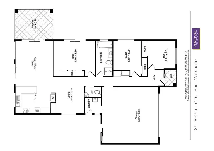 Floorplan of Homely house listing, 29 Serene Circuit, Port Macquarie NSW 2444
