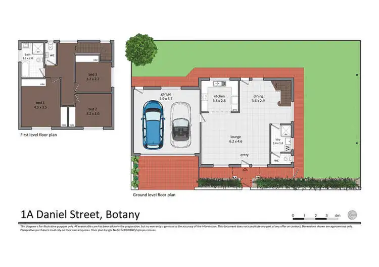 Floorplan of Homely house listing, 1A Daniel Street, Botany NSW 2019