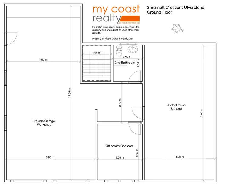 Floorplan of Homely house listing, 2 Burnett Crescent, West Ulverstone TAS 7315