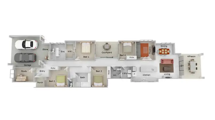 Floorplan of Homely house listing, 93B Howick Street, Lathlain WA 6100