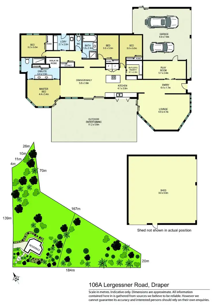 Floorplan of Homely house listing, 106a Lergessner Road, Draper QLD 4520