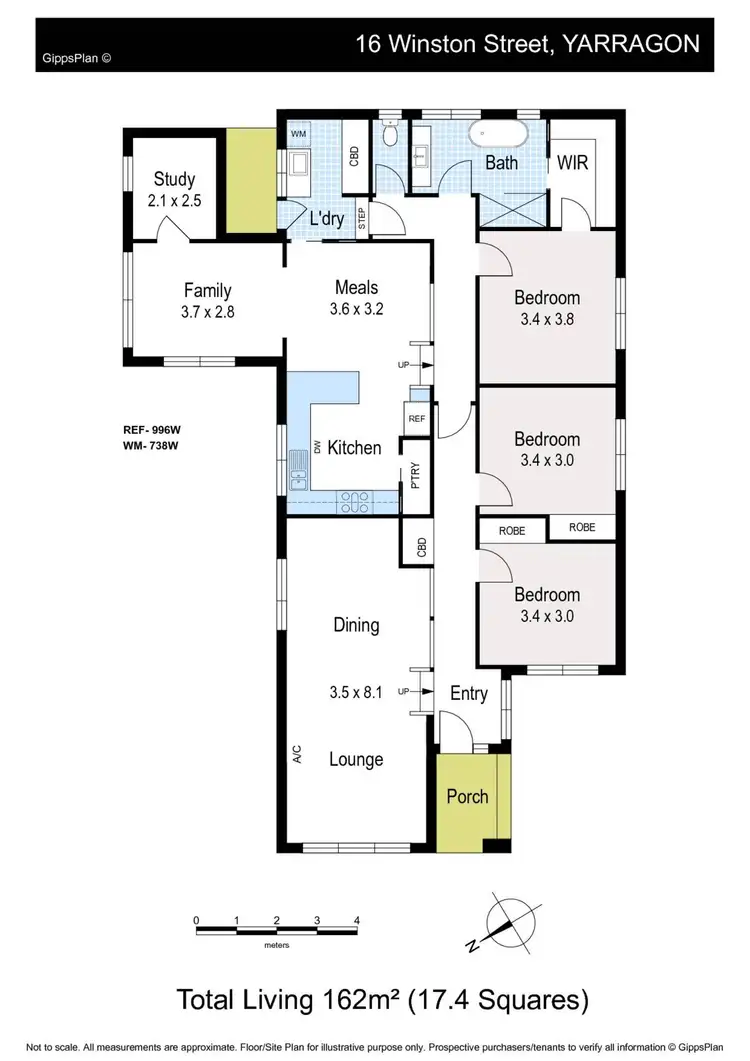 Floorplan of Homely house listing, 16 Winston Street, Yarragon VIC 3823