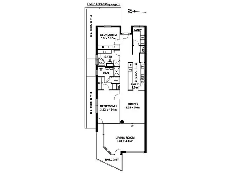Floorplan of Homely apartment listing, 1/10 North Esplanade, Glenelg North SA 5045