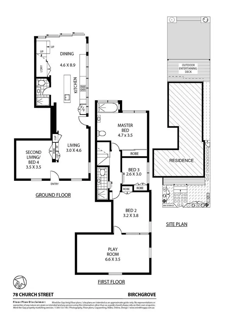 Floorplan of Homely house listing, 78 Church Street, Birchgrove NSW 2041