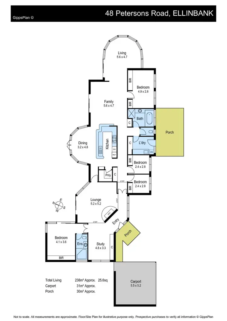 Floorplan of Homely rural property listing, 48 Petersons Road, Ellinbank VIC 3821