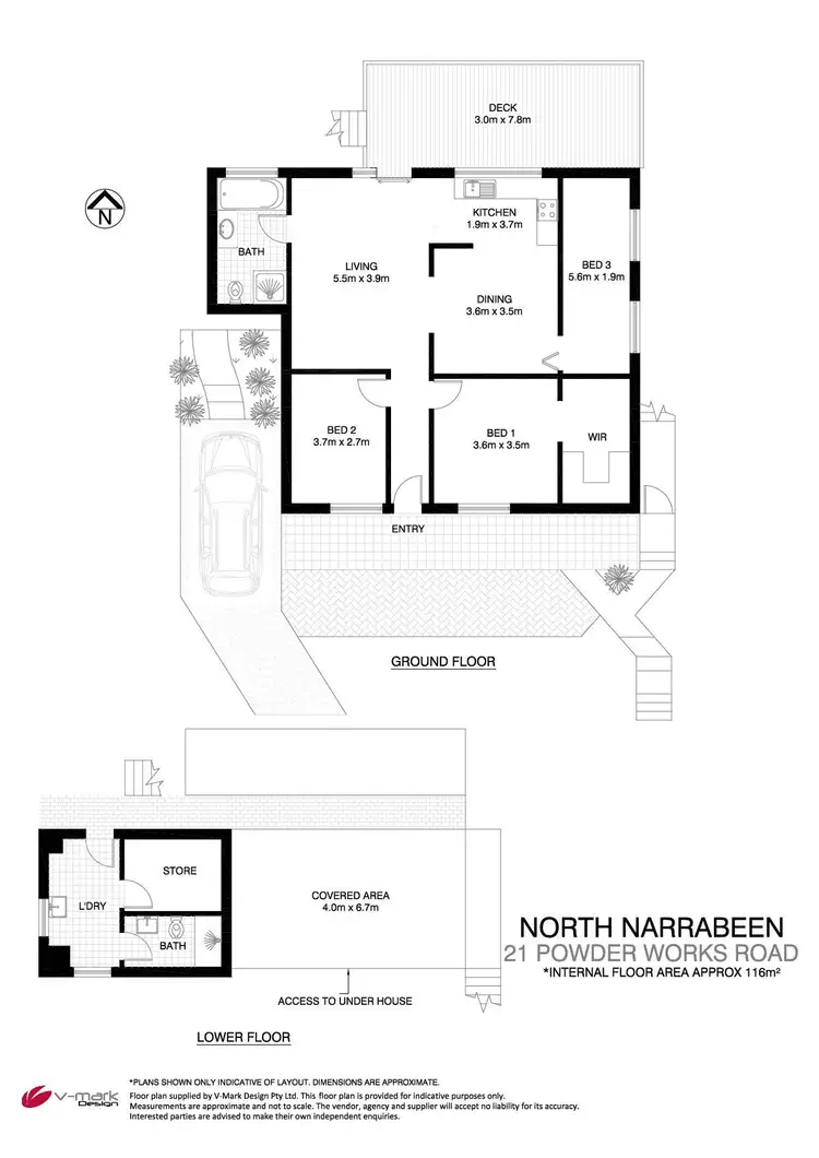 Floorplan of Homely house listing, 21 Powderworks Road, North Narrabeen NSW 2101