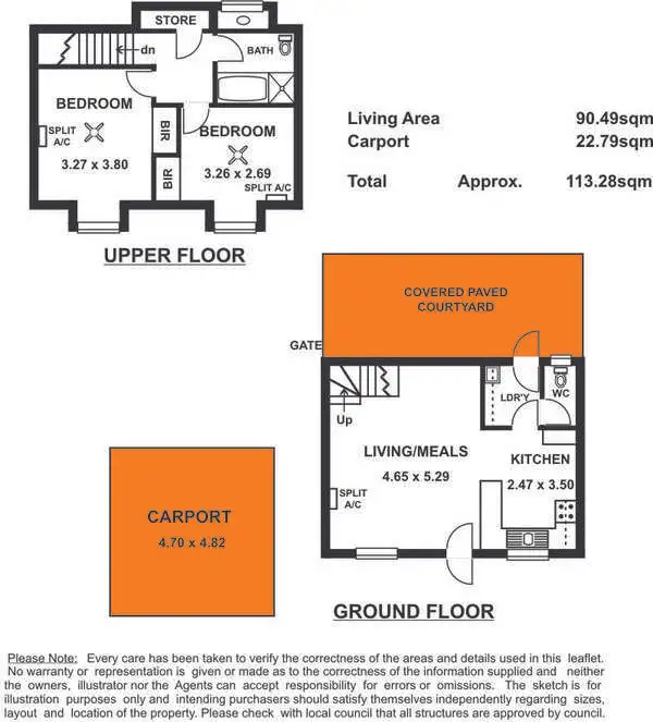 Floorplan of Homely unit listing, 5/5 Ranford Crescent, Mitchell Park SA 5043