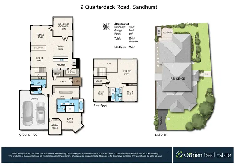 Floorplan of Homely house listing, 9 Quarterdeck Road, Sandhurst VIC 3977