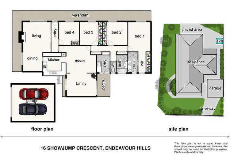 Floorplan of Homely house listing, 16 Showjump Crescent, Endeavour Hills VIC 3802