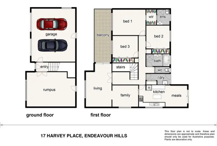Floorplan of Homely house listing, 17 Harvey Place, Endeavour Hills VIC 3802