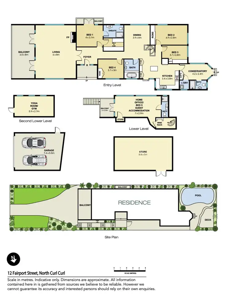 Floorplan of Homely house listing, 12 Fairport Street, North Curl Curl NSW 2099