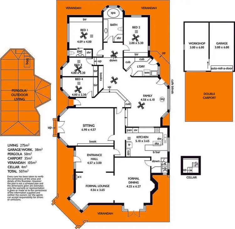Floorplan of Homely house listing, 19 West Terrace, Kensington Gardens SA 5068