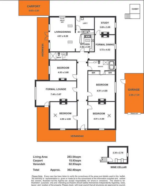 Floorplan of Homely house listing, 11 William Street, Hawthorn SA 5062