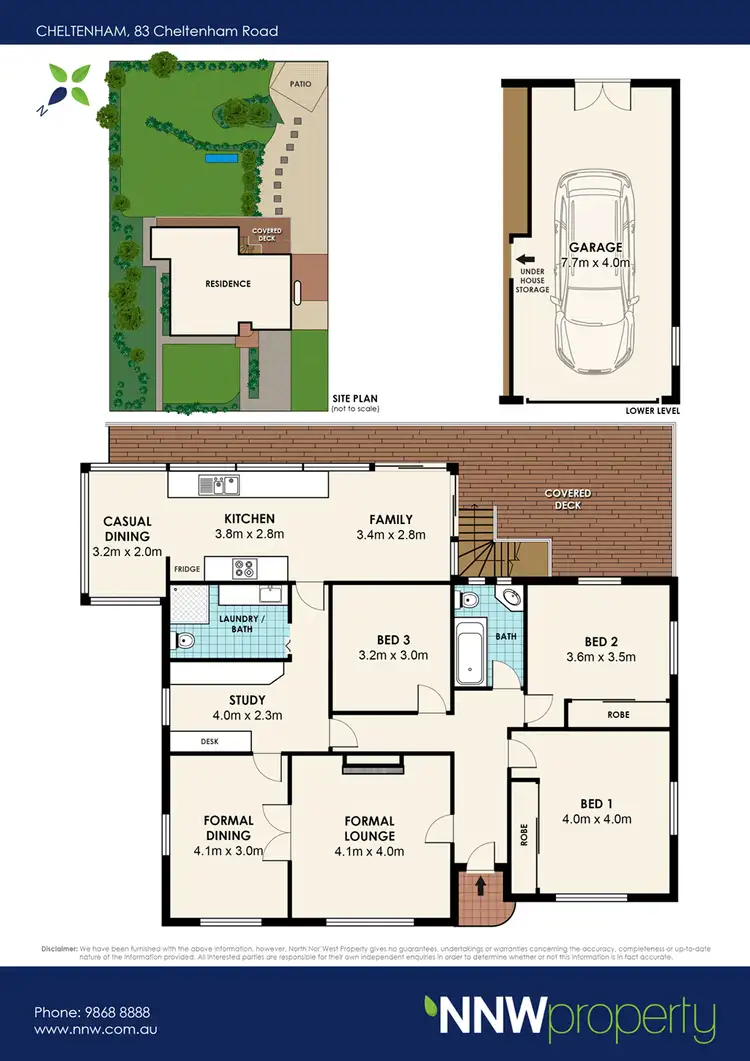 Floorplan of Homely house listing, 83 Cheltenham Road, Cheltenham NSW 2119